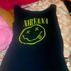 Nirvana tank top fits size small to large